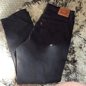 Levi's Black Straight Jeans Classic Style